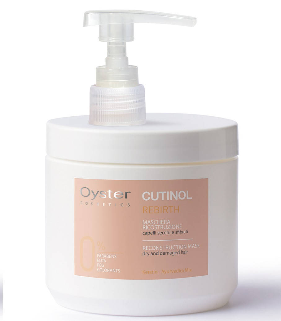 

Маска для реконструкції волосся CUTINOL REBIRTH, 500 мл, Oyster Cosmetics