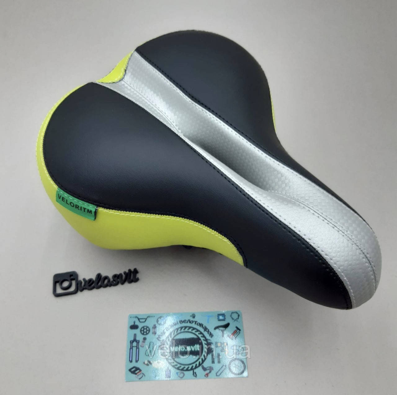 

Седло на велосипед "Две полосы"