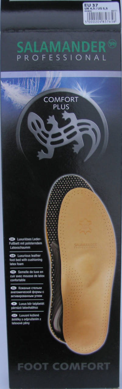 

Стелька ортопедическая 36р кожаная Комфорт Плюс Саламандра Professional Польша