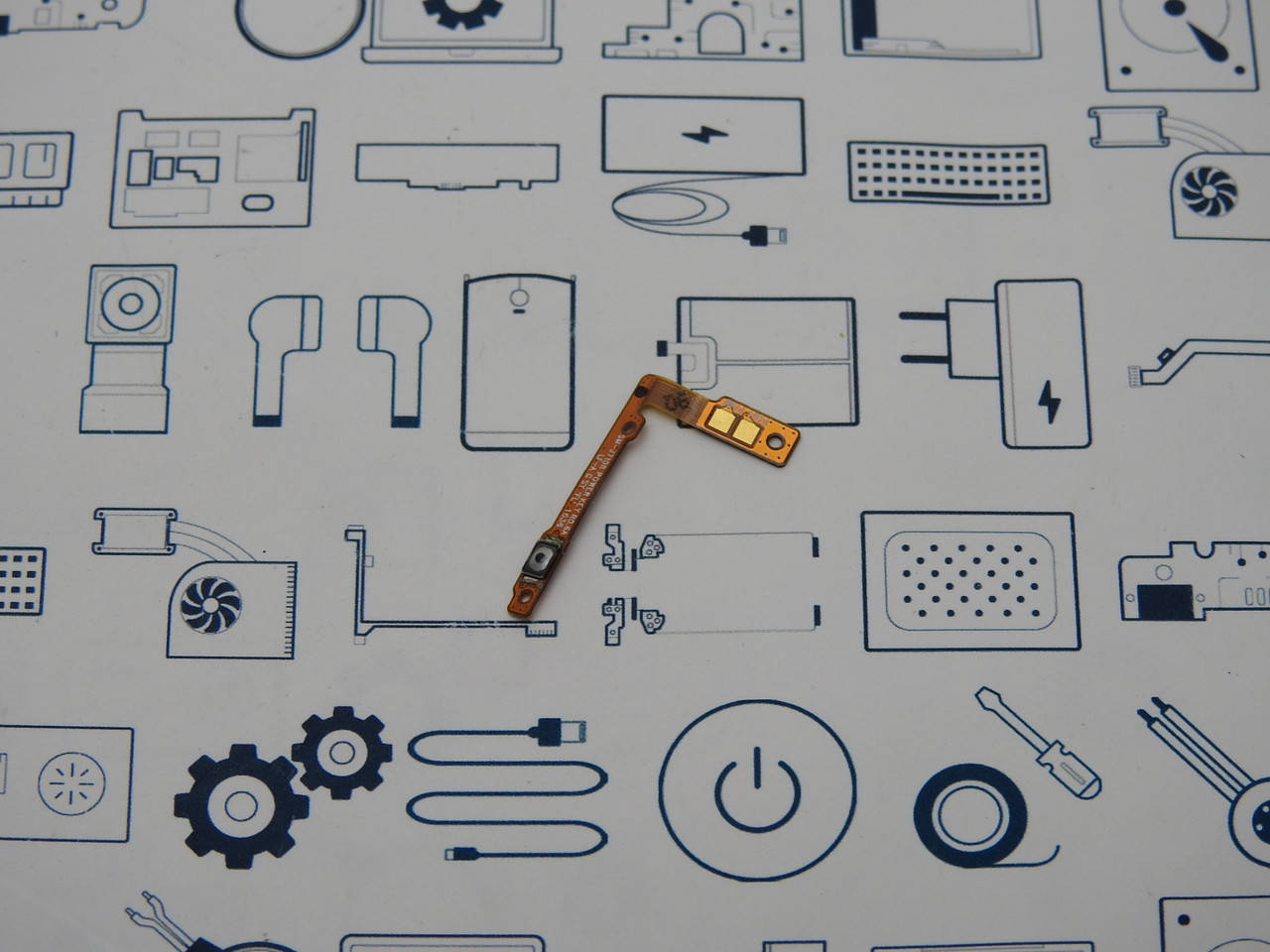 

Шлейф кнопки включения Samsung Galaxy J5 2016 Duos SM-J510H Сервисный оригинал с разборки