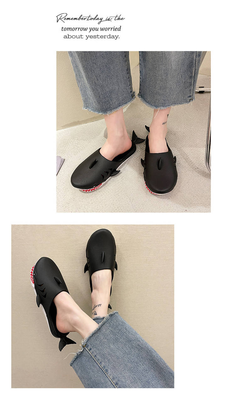 

Резиновые тапки Акули. Кроксы Акули 36-43р.(черные и синие)