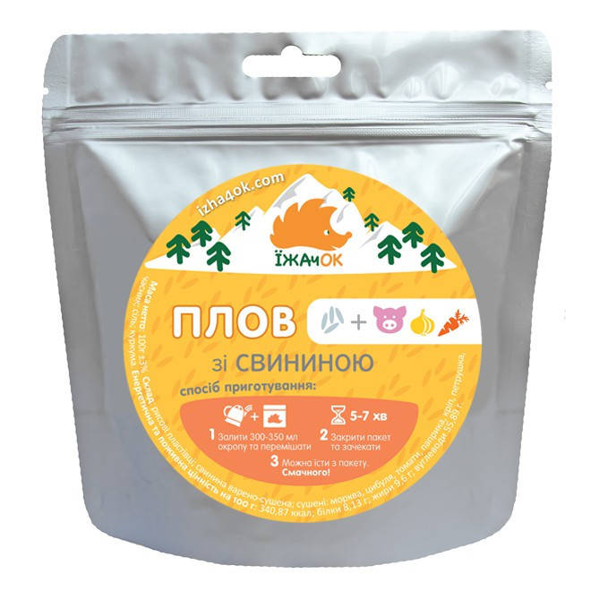 

Сушені продукти Їжачок Плов зі свининою