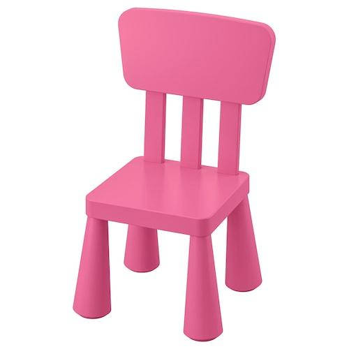 

Стул детский IKEA MAMMUT (МАММУТ) Розовый 803.823.21