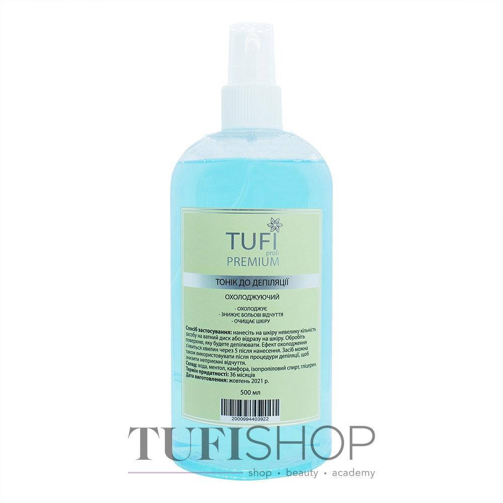 

Тоник до депиляции TUFI profi PREMIUM охлаждающий 500 мл (0104349)