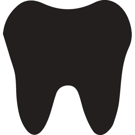 

Виниловая наклейка - зуб 2( размер 15 см ширина)