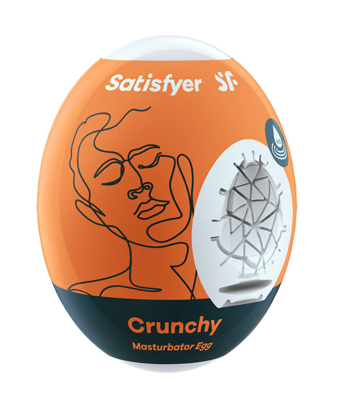 

Маструбатор Egg Single Crunchy, Белый
