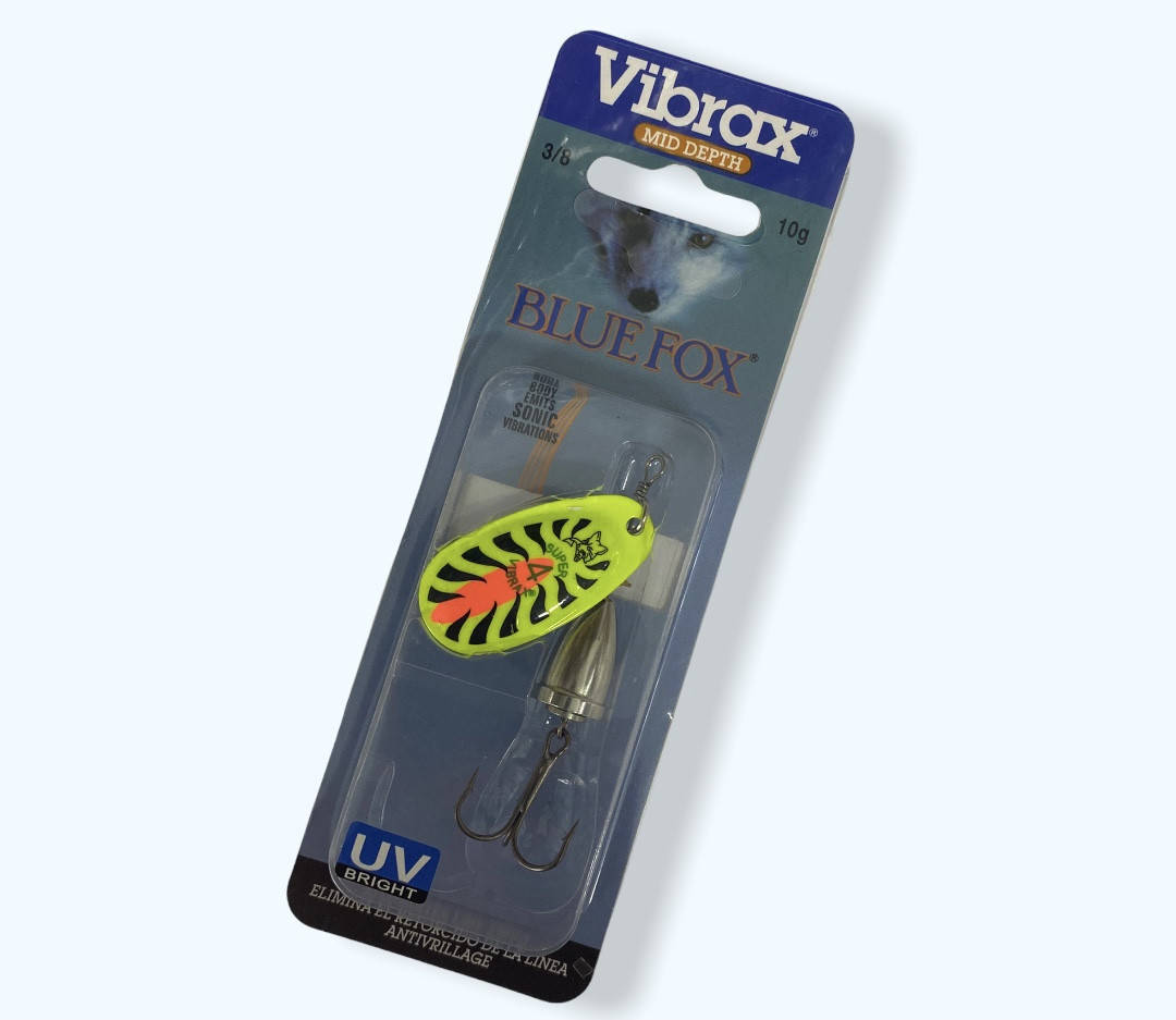 

Блесна вертушка светонакопительная BLUE FOX UV 10 г. 12, Синий