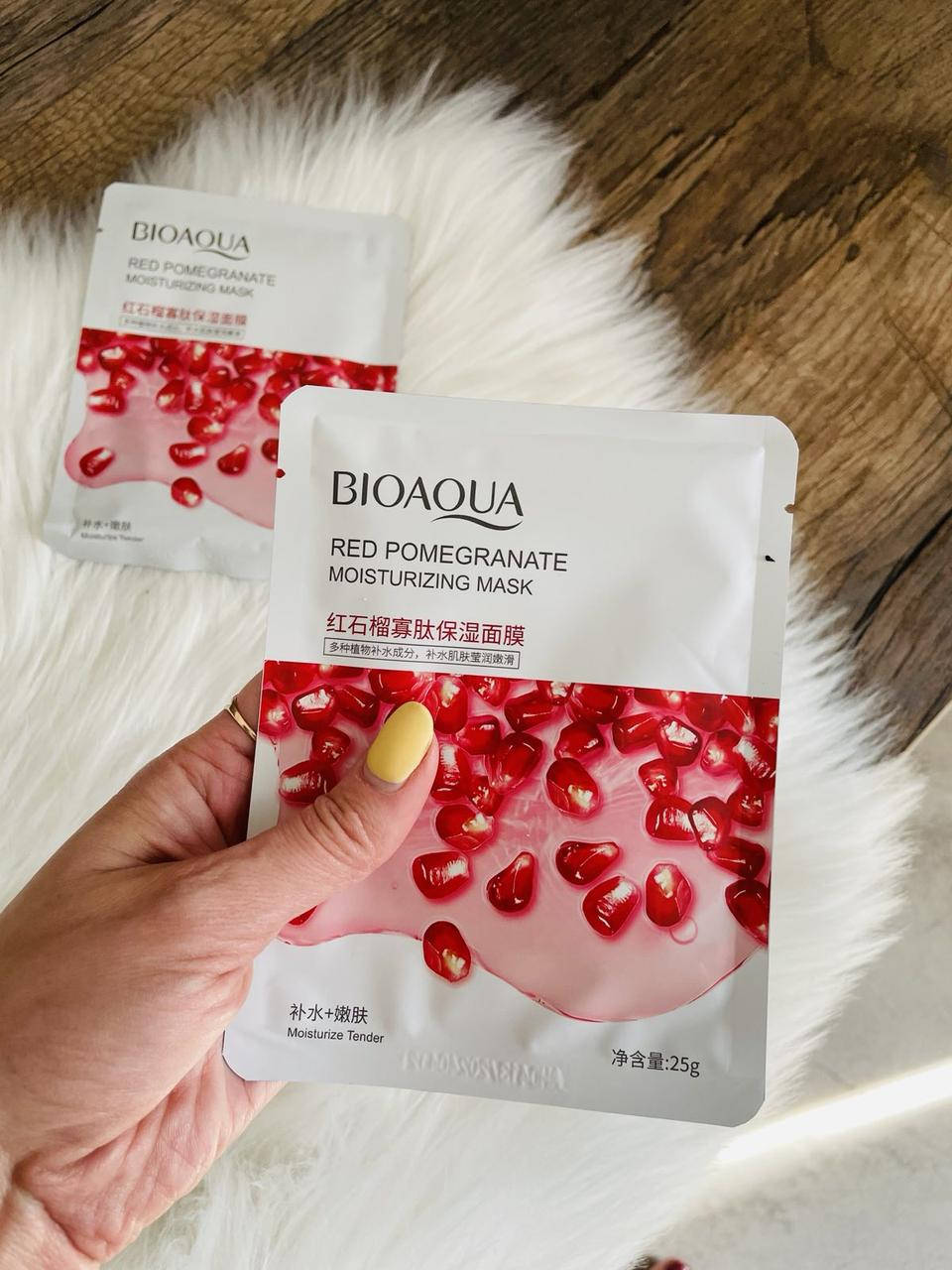 

Маска питательная с экстрактом граната BIOAQUA Pomegranate Mask