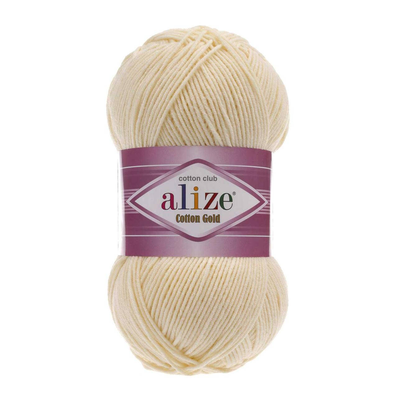 

Alize Cotton Gold (Ализе Коттон Голд) № 458 каменный (Пряжа хлопок, нитки для вязания)