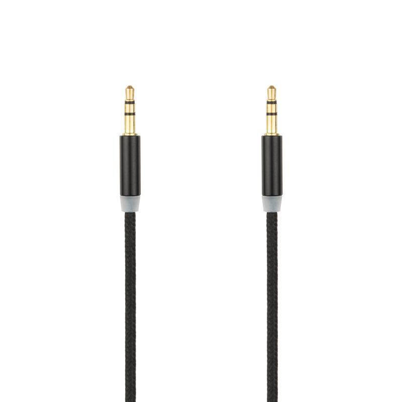

Кабель 3,5"-3.5" 1m Gelius Black (нитка), Черный