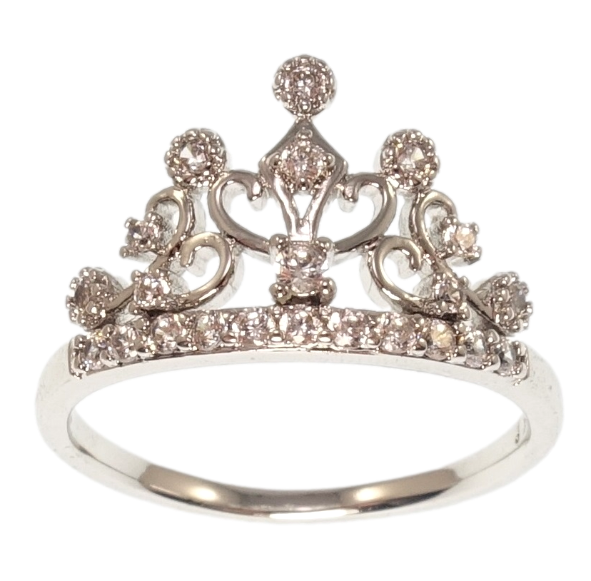 

Кольцо ХР Родий "Корона инкрустация цирконий" р.17.5