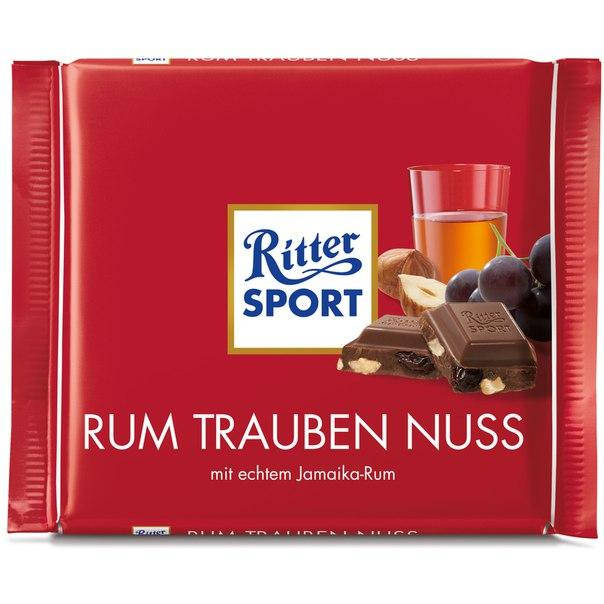 

Ritter Sport Rum Trauben Nuss 100 g