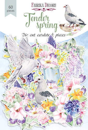 

Набор высечек коллекция Tender spring 60 шт