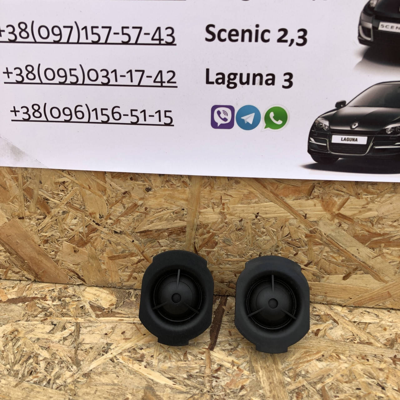 

Оригінальні пищалки Cabbasse Renault Laguna 3 Megane 3 Scenic 3 (твітери)