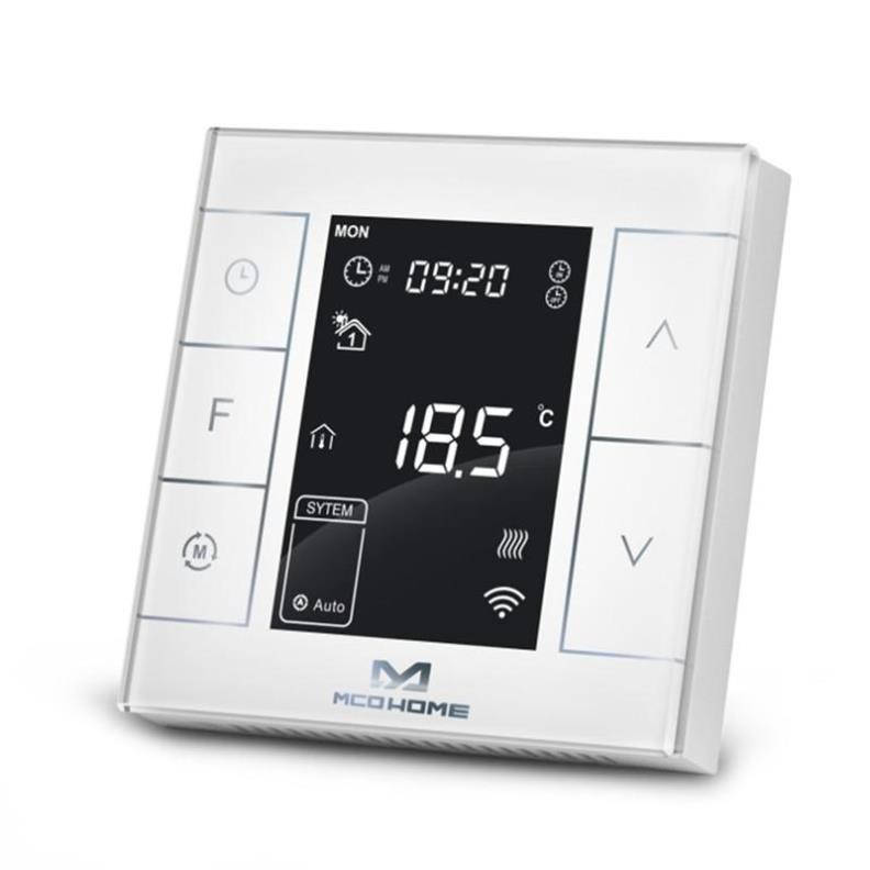 

Термостат водяного отопления MCO Home c датчиком влажности, Z-Wave, настенный — MCOEMH7H-WH2