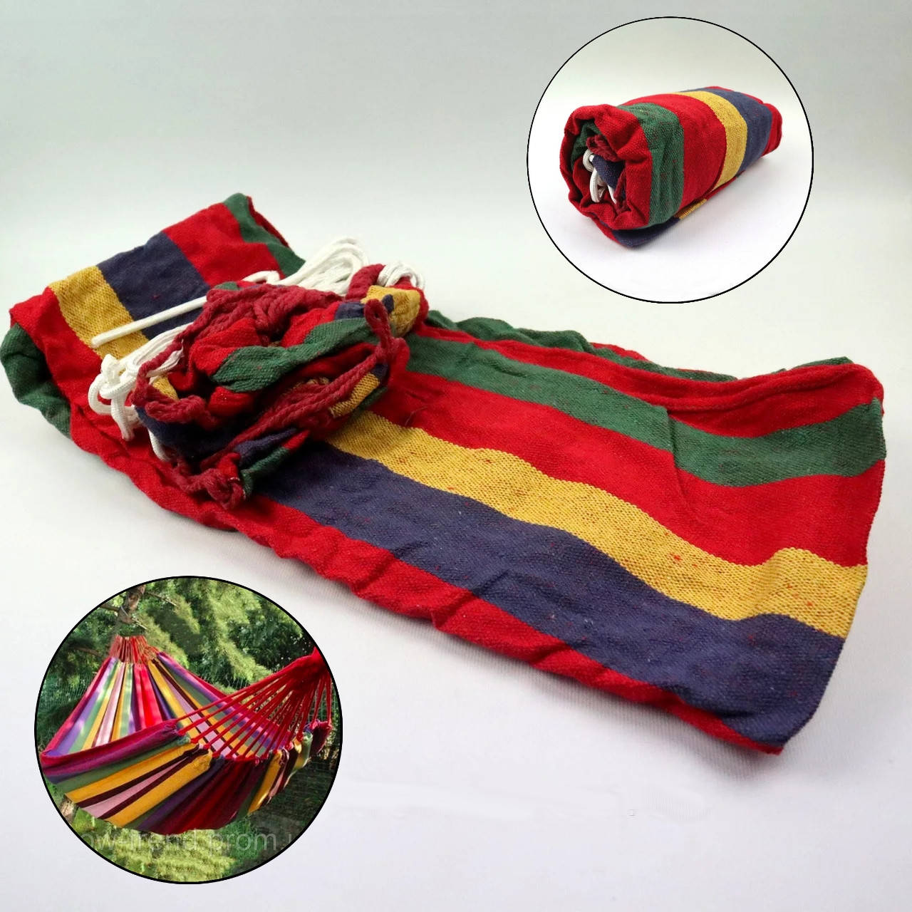 

Гамак гавайский из хлопка 200х80 см