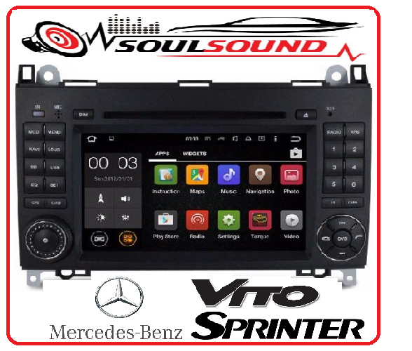 

Штатная магнитола Mercedes sprinter vito Мерседес DVD GPS