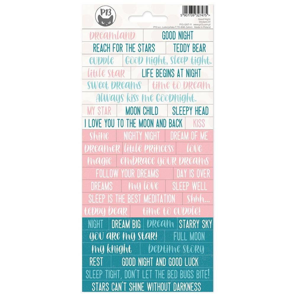 

Наклейки - # 01 - Good Night - P13