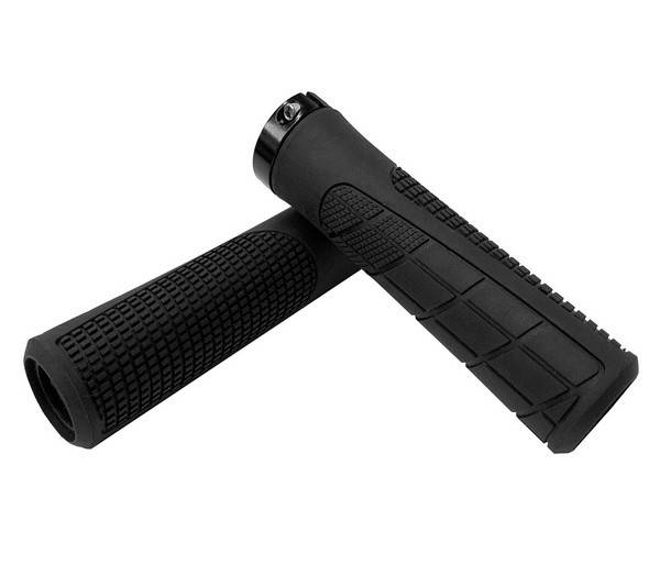 

Гріпси (ручки руля) Green Cycle GGR-418 130mm 1 замок, чорний