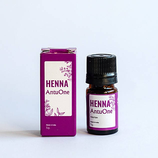 

Хна для бровей HENNA AntyuOne 5г каштан