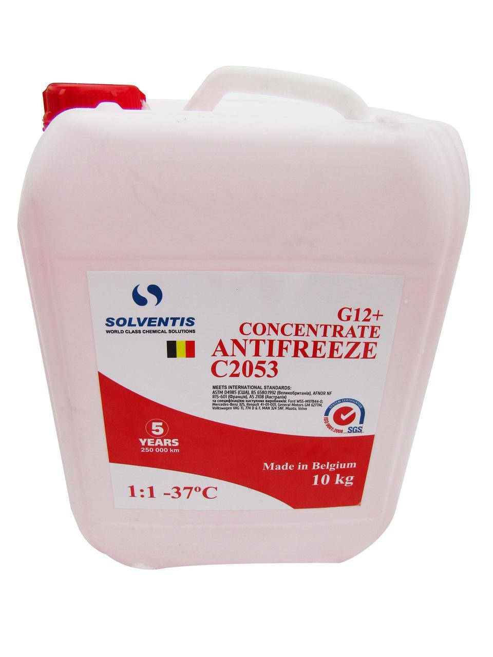 

Антифриз концентрат Solventis (10кг) червоний G12+ (Бельгія), Красный