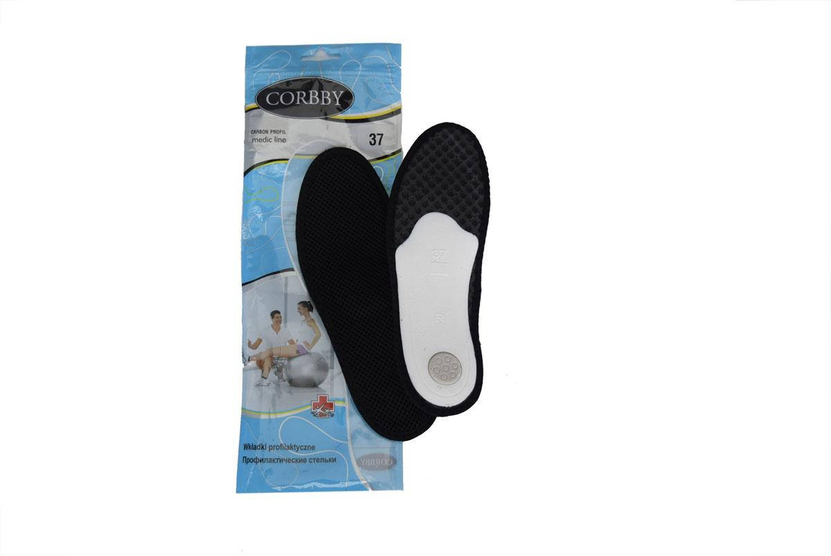 

Стельки с супинатором с активированным углем Corbby CARBON PROFIL