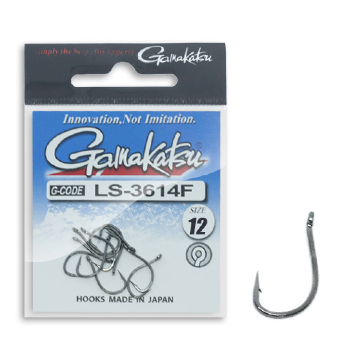 

Крючок Gamakatsu LS-3614F N/L Black 012, Черный