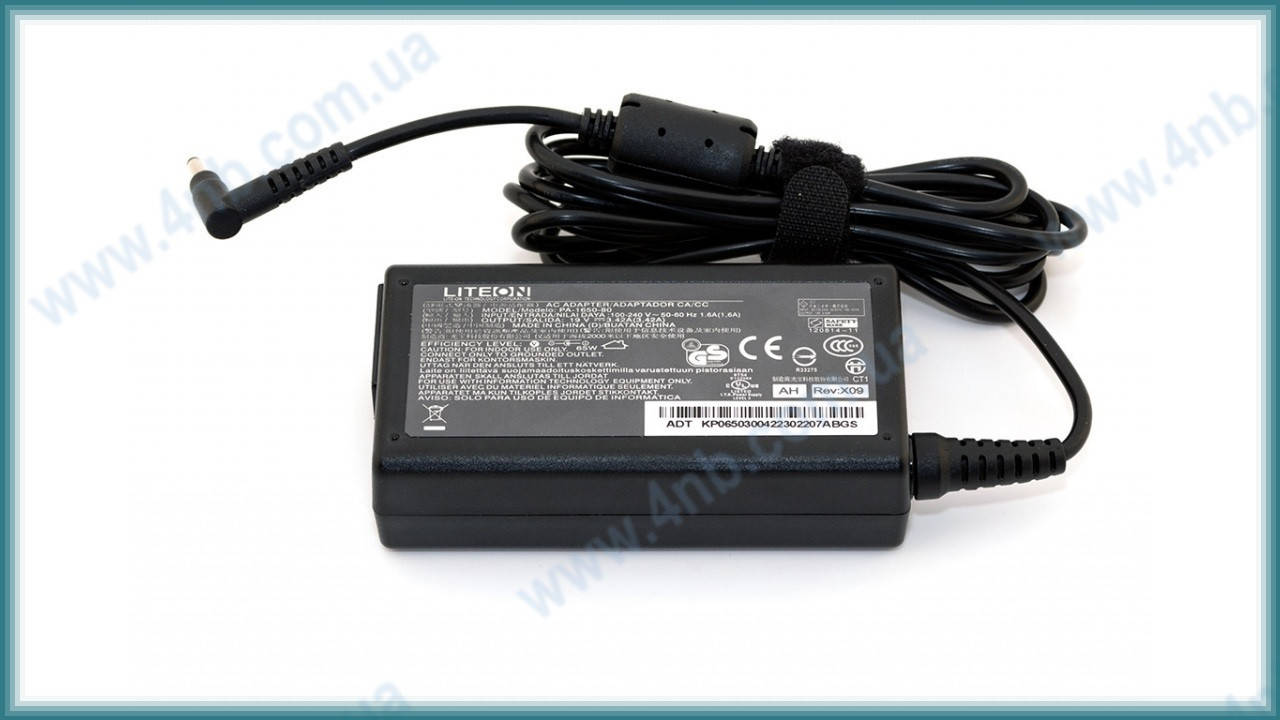 

Блок питания для ноутбука ACER 19V 3.42A разъем 3.0/1.1mm пр-ва LiteOn (оригинальный)
