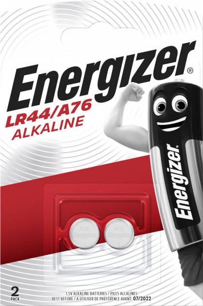 

Батарейки Energizer Alkaline LR44 A76 G13 /2/20