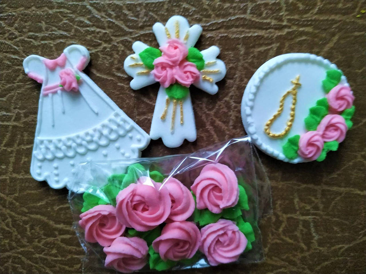 

Украшение на торт "Набор для крестин" (девочка)