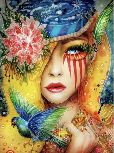 

50*40см На карнавал, алмазная живопись, полная выкладка