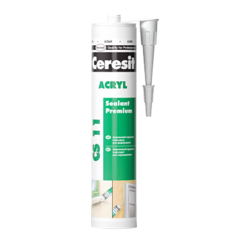 

Герметик акриловый Ceresit CS 11 (280 мл) белый