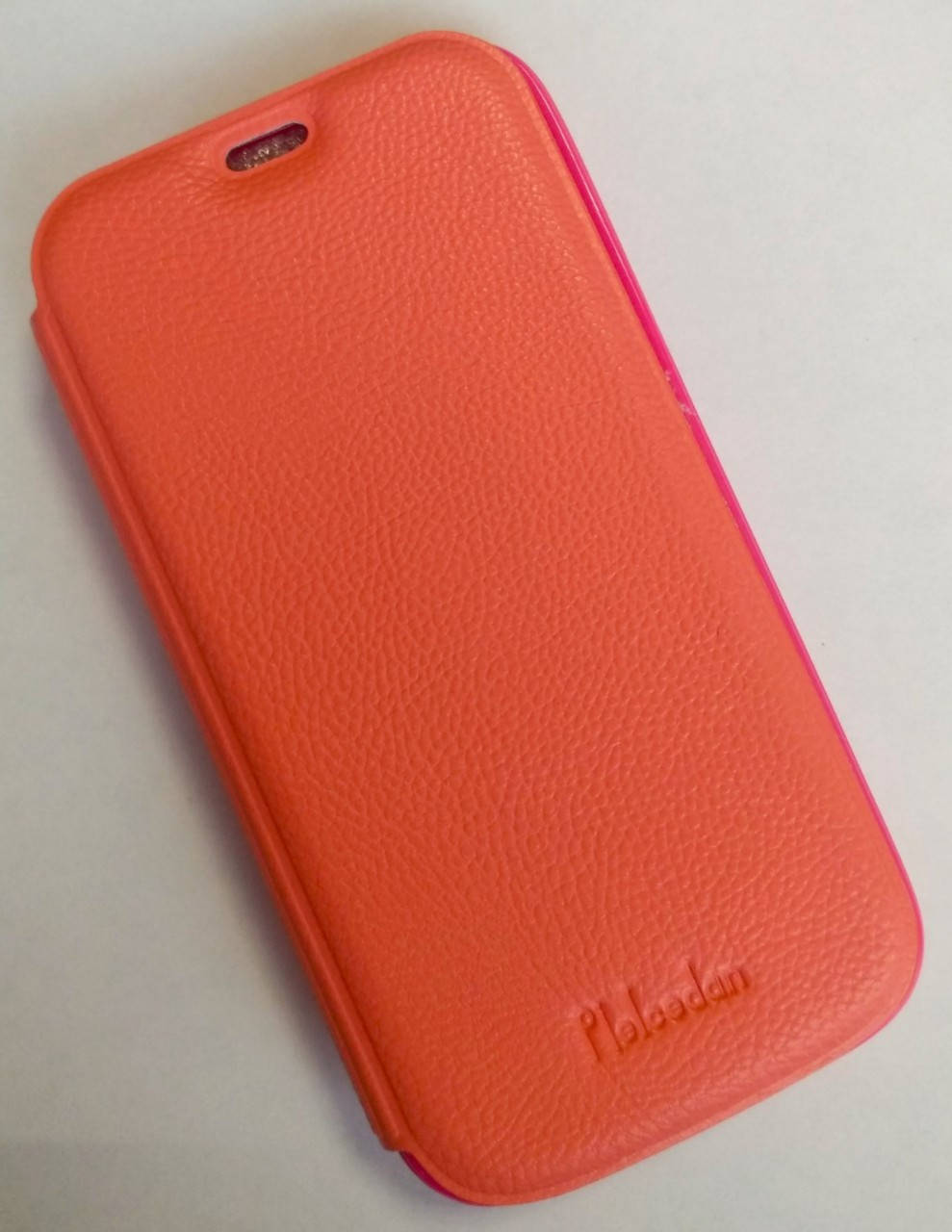 

Чехол-книжка для Samsung Galaxy S4 mini, i9190, Натуральная кожа, Pielcedan, Розовый /flip case/флип кейс