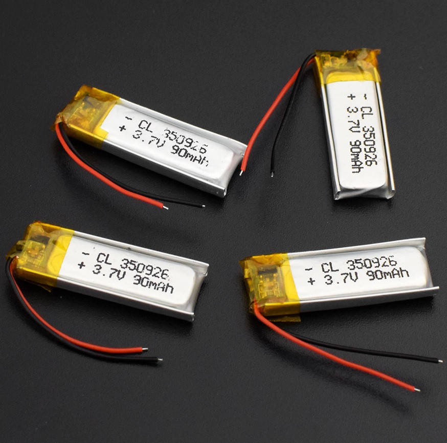 

Батарея 90 mAh 3.7V 350926 Литий-Полимер Аккумулятор для Bluetooth Гарнитуры