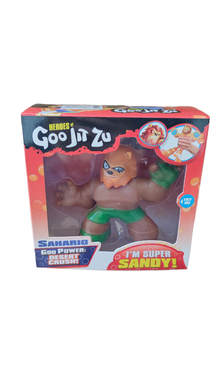 

Игрушка-тянучка гуджитсу Goo Jit Zu Лев Сахарио антистресс для растягивания
