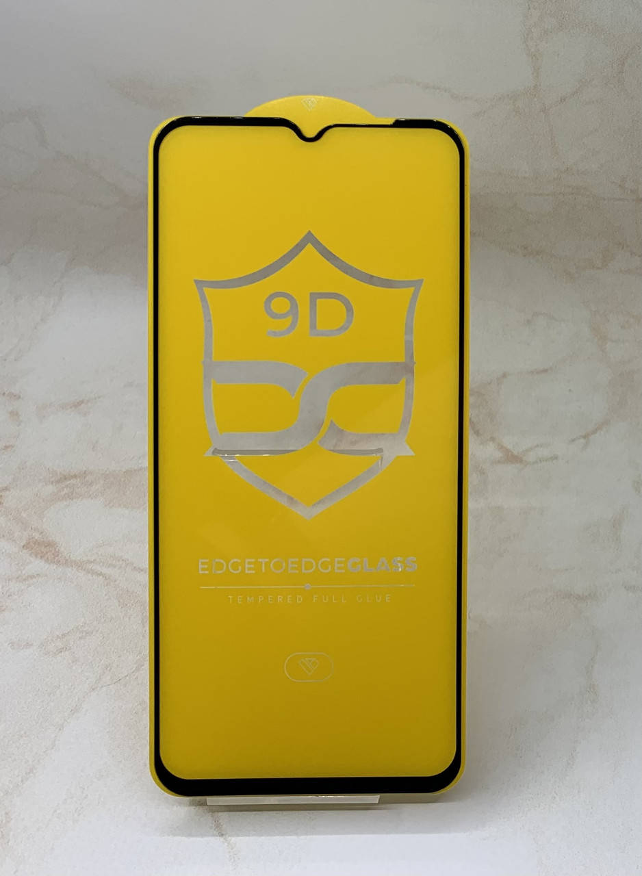 

Защитное стекло для Oppo А16 полное покрытие Full Glue полный клей, Черный