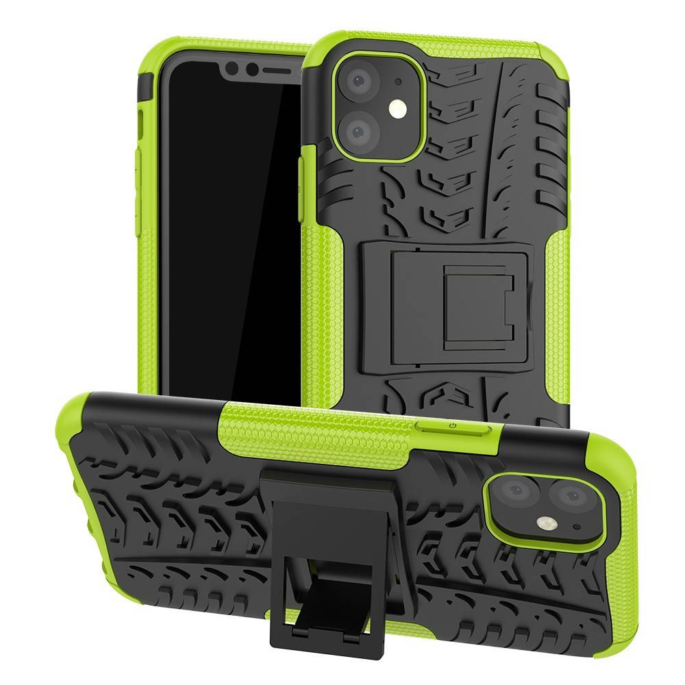 

PC + TPU чехол Armor на iPhone 11 (на айфон 11) зеленый