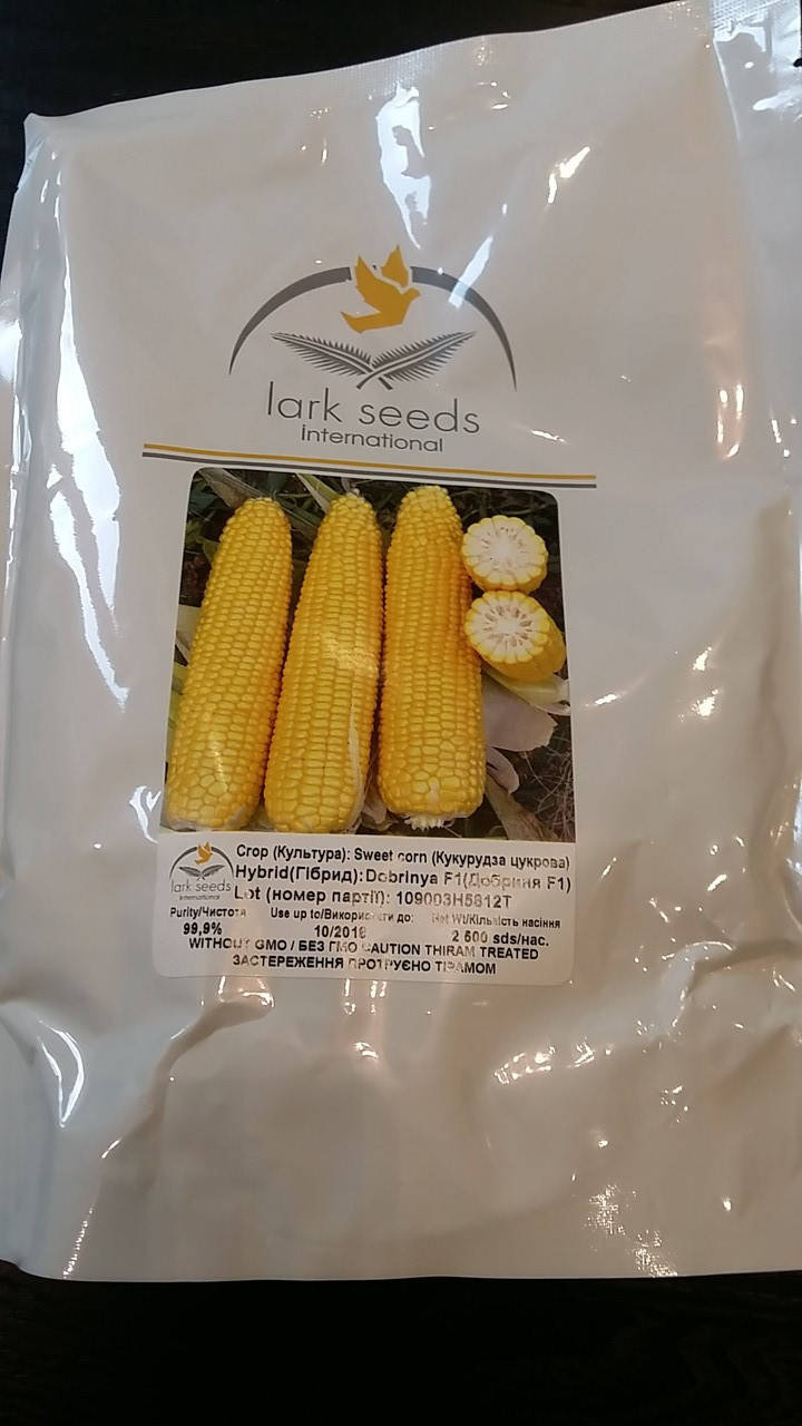 

Семена кукурузы Добрыня 2500 семян Lark seeds