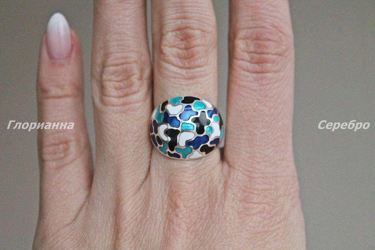 

Серебряное кольцо Гагры р.17,5
