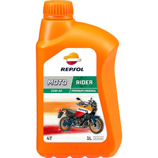 

Моторное масло Repsol MOTO RIDER 4T 20W-50 CP-1 1л ( RP165Q51 )