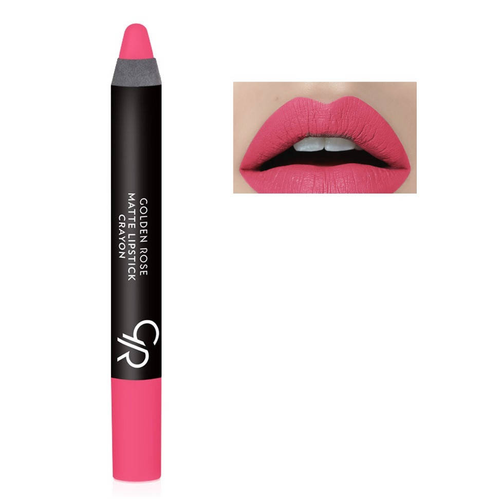 

Матовая помада-карандаш Matte Lipstick Crayon Golden Rose №17