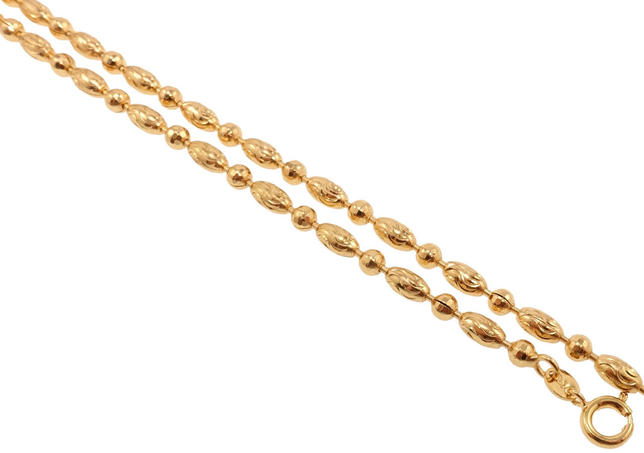 

Цепочка Xuping Позолота 18K "Плетение Перлина декоративная" размер 49см х 3мм