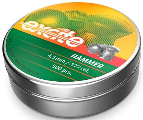 

Пули пневматические H&N Excite Hammer. Кал. 4.5 мм. Вес - 0.51 г. 500 шт/уп