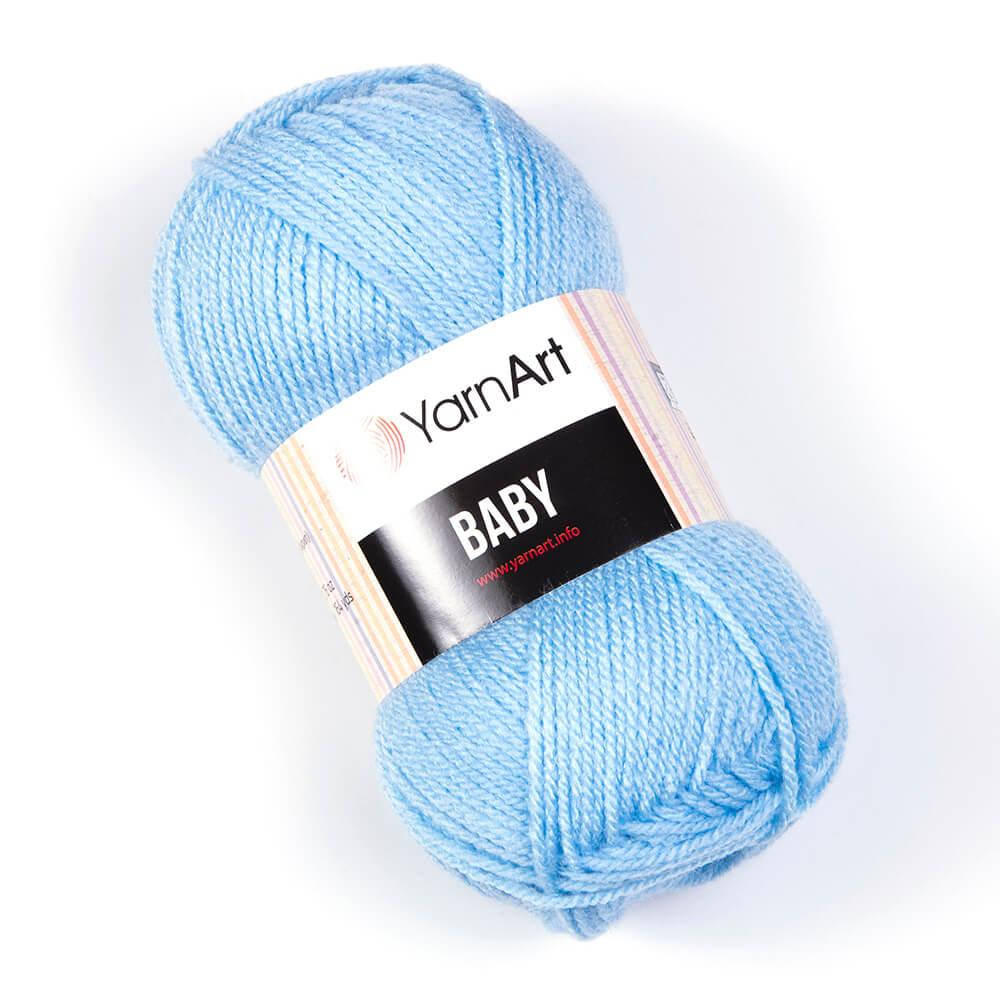 

Пряжа YarnArt Baby 215 голубой