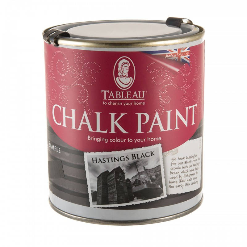 

Меловая краска ( Гастингс Черная ) - Tableau Chalk Paint ( Hastings Black ) 1 л, Черный
