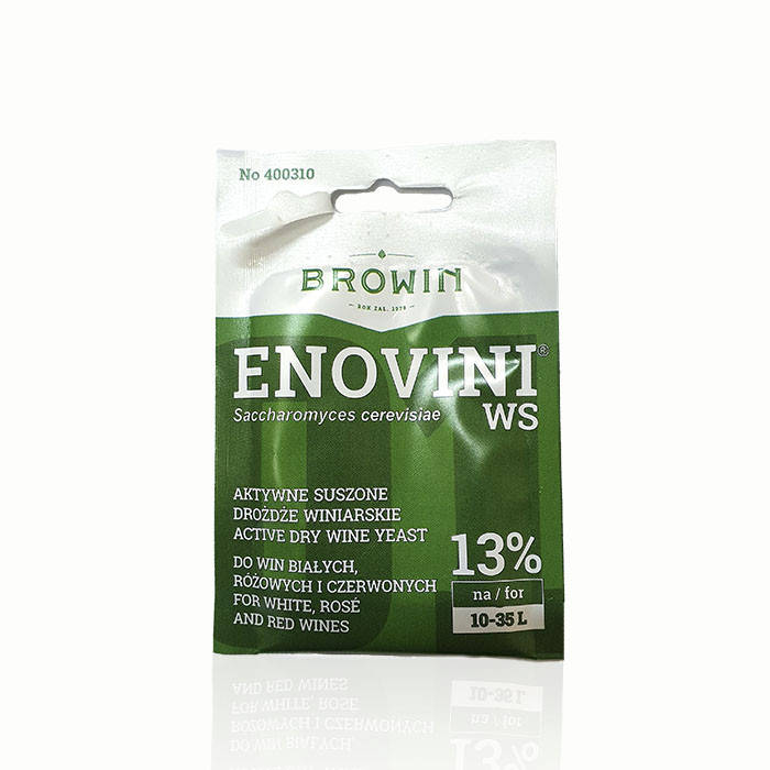

Дрожжи для столовых вин ENOVINI WS Browin (Польша)