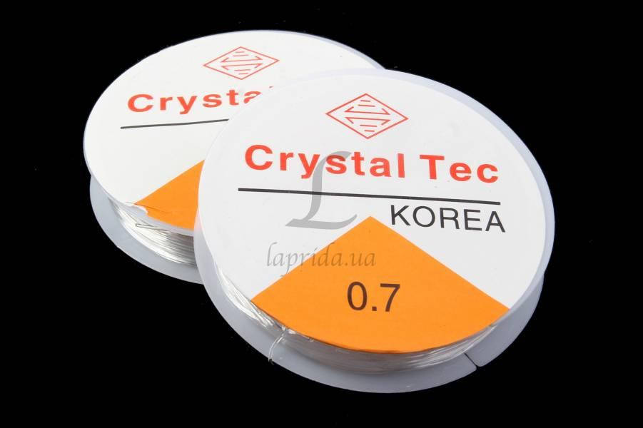 

Леска эластичная для рукоделия Crystal Tec цена за 10 шт, 0,7ммх10м, леска для рукоделия, леска эластичная