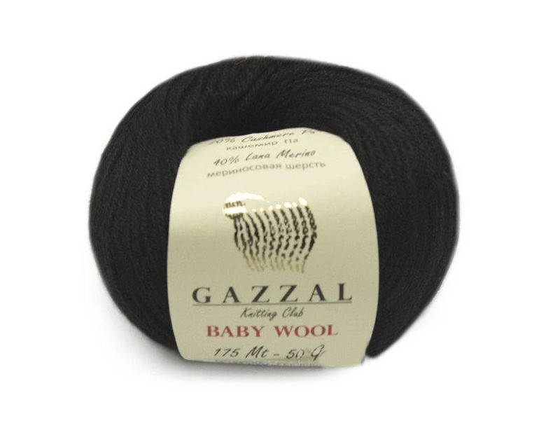 

Gazzal Baby Wool, Черный №803