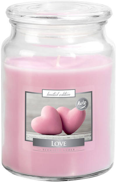 

Аромасвеча Love 10х14 см, Розовый
