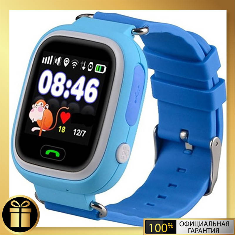 

Смарт часы детские Watch Q90 GPS контроль звонки сообщения SOS Wi-Fi